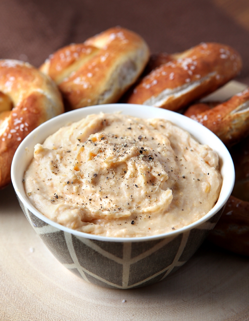 Soft homemade pretzels with a creamy, tangy beer cheese dip!