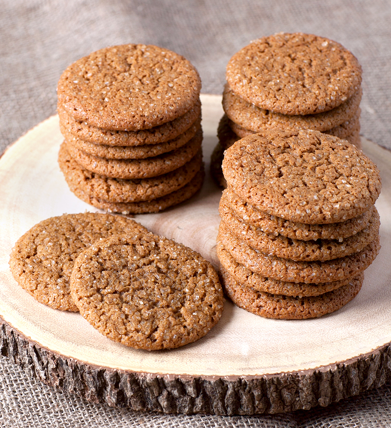 Chewy, perfect old-fashioned molasses cookies