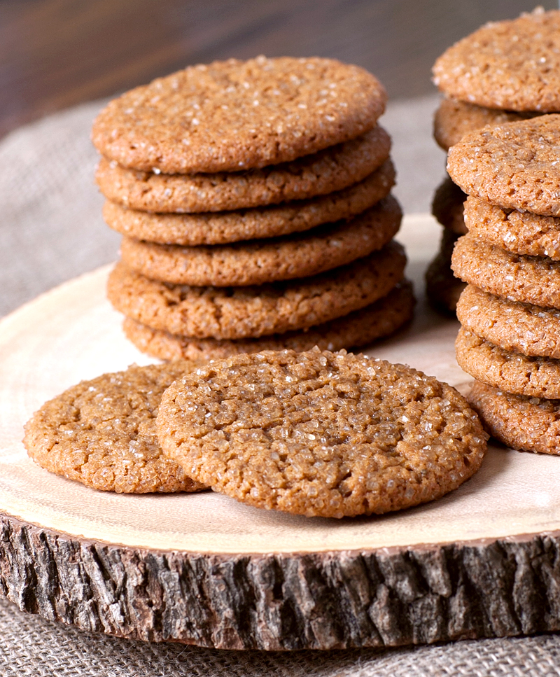 Chewy, perfect old-fashioned molasses cookies