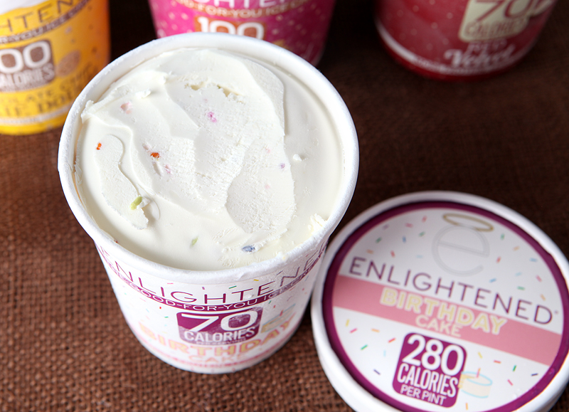 Enlightened low calorie ice cream