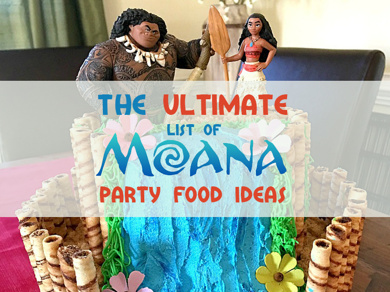 Moana Party Ideas! The only list you need for Moana party food ideas, because I know all of your little ones are begging for a Moana theme party this year! Find Moana cupcakes, Moana cookies, Moana snacks, Moana appetizers... all things MOANA!!