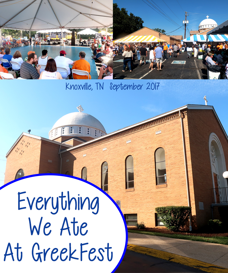 Greek Fest Food, Knoxville TN 2017