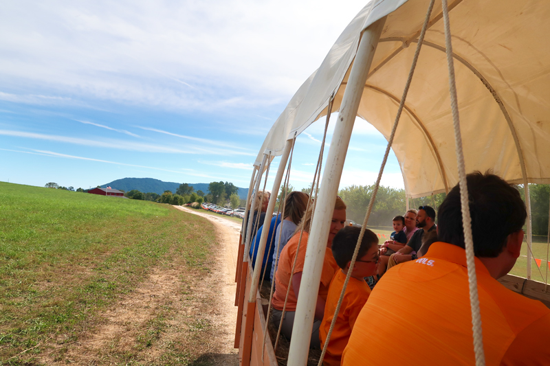 Oakes Farm Fall Attraction, Hay Ride, and Corn Maze in Corryton Tennessee