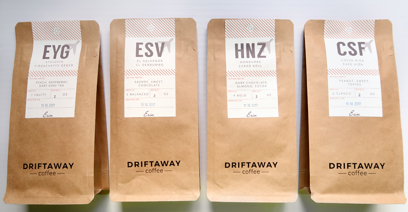 Coffee roasted just days before it is shipped - coffee subscription box tailored to your specific tastes!