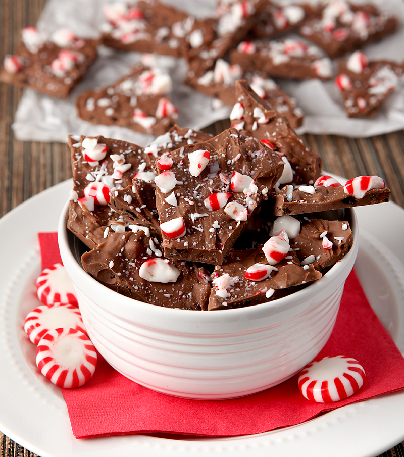 Peppermint Mocha Bark!  If you love the Starbucks holiday drink or if you love munching on chocolate-covered espresso beans, you will go nuts over this festive recipe.