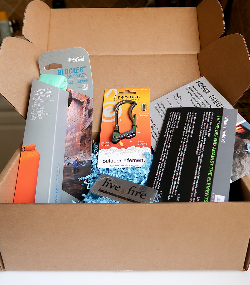 Nomadik is a subscription box for campers, hikers, and people who like to be outside! 