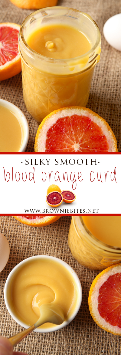 Blood Orange Curd - use it to top pancakes, waffles, or buttermilk biscuits.  Drizzle it over ice cream, dollop it on pound cakes or sweet breads - there's a million way to use it!