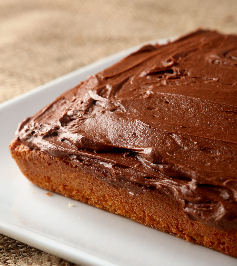 This is it - my favorite yellow cake! This recipe makes an incredibly moist yellow cake that is a perfect small size (8 inch square) for a weekend treat.