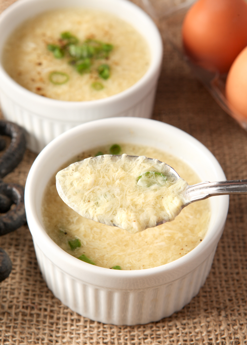 This is an insanely easy egg drop soup that's packed with flavor and is ready in 15 minutes! A perfect Asian side dish or appetizer