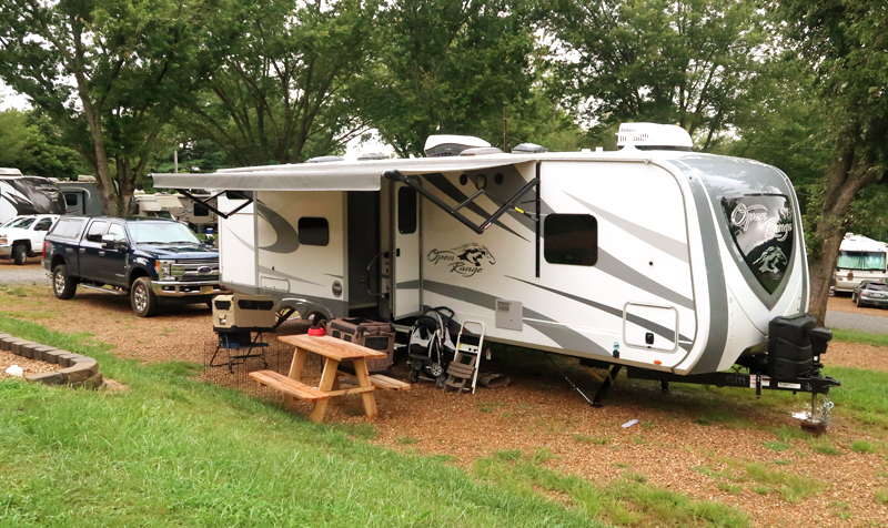 Our stay at the most friendly campground we have ever stayed in - Lazy Llama Campground in Greeneville Tennessee