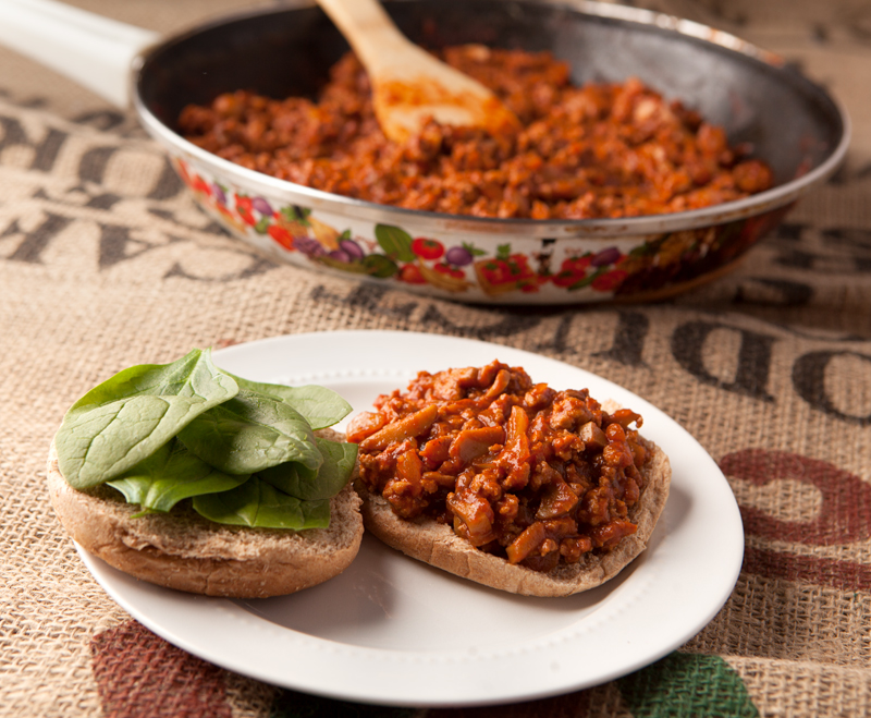 Easy and healthy ground turkey sloppy joes - lighter than the original version and they come together so quickly! Easy dinner idea.