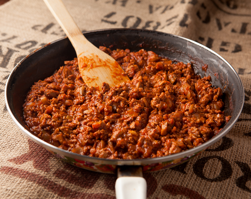 Easy and healthy ground turkey sloppy joes - lighter than the original version and they come together so quickly! Easy dinner idea.