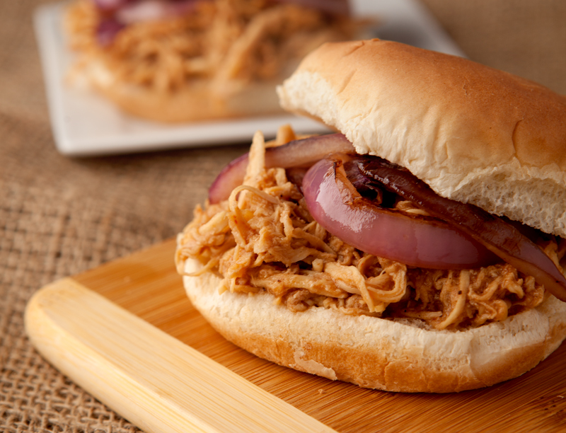 Slow Cooker Hawaiian BBQ Sandwiches - an easy dinner idea when you want lots of flavor but are short on time!