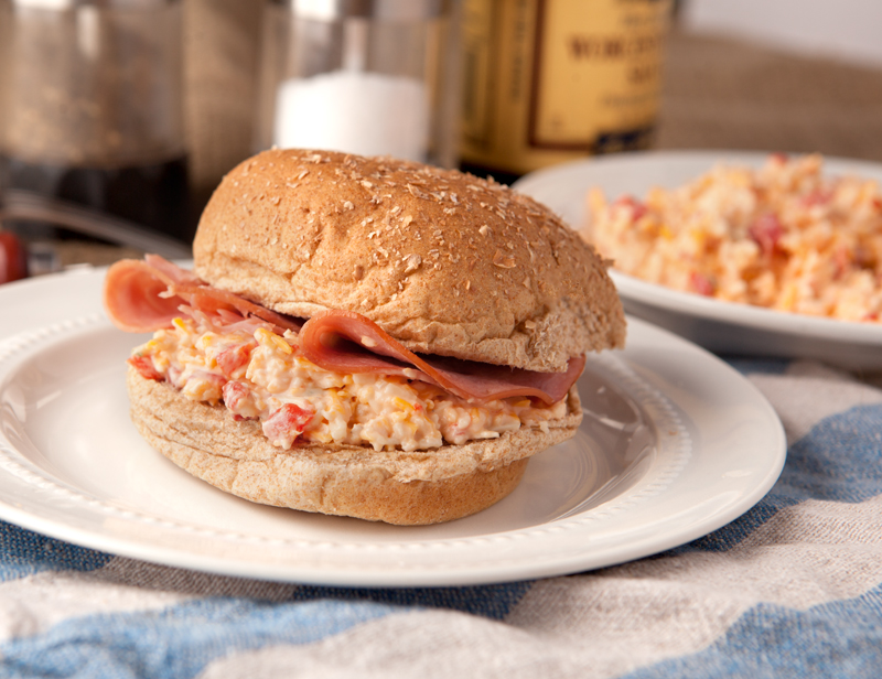 Lighter Pimento Cheese - a Southern staple with half the calories of the original!