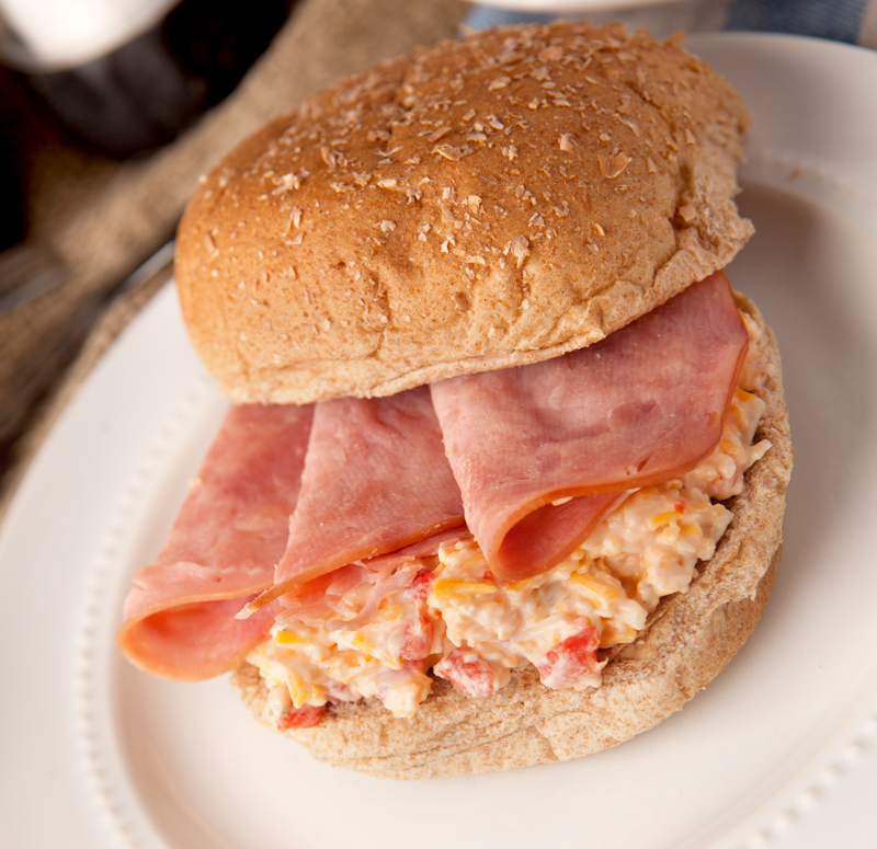 Lighter Pimento Cheese - a Southern staple with half the calories of the original!