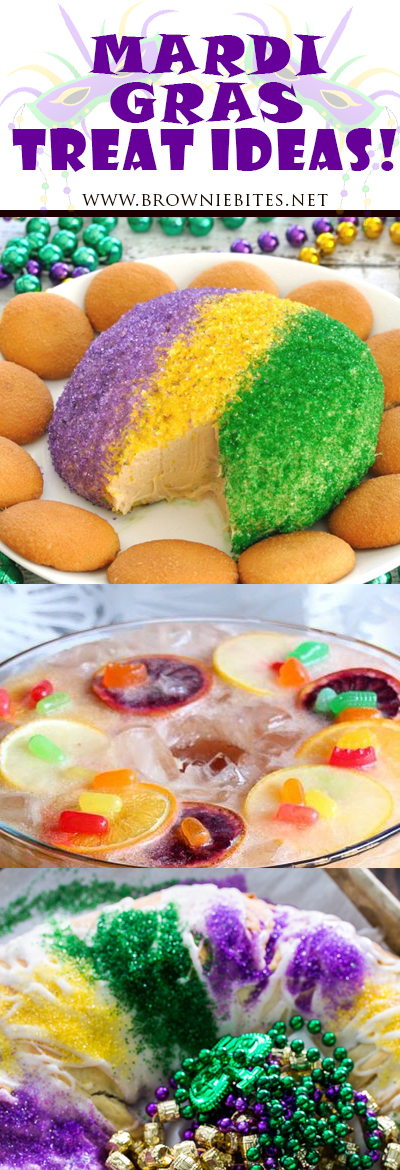 Mardi Gras dessert and treat ideas!