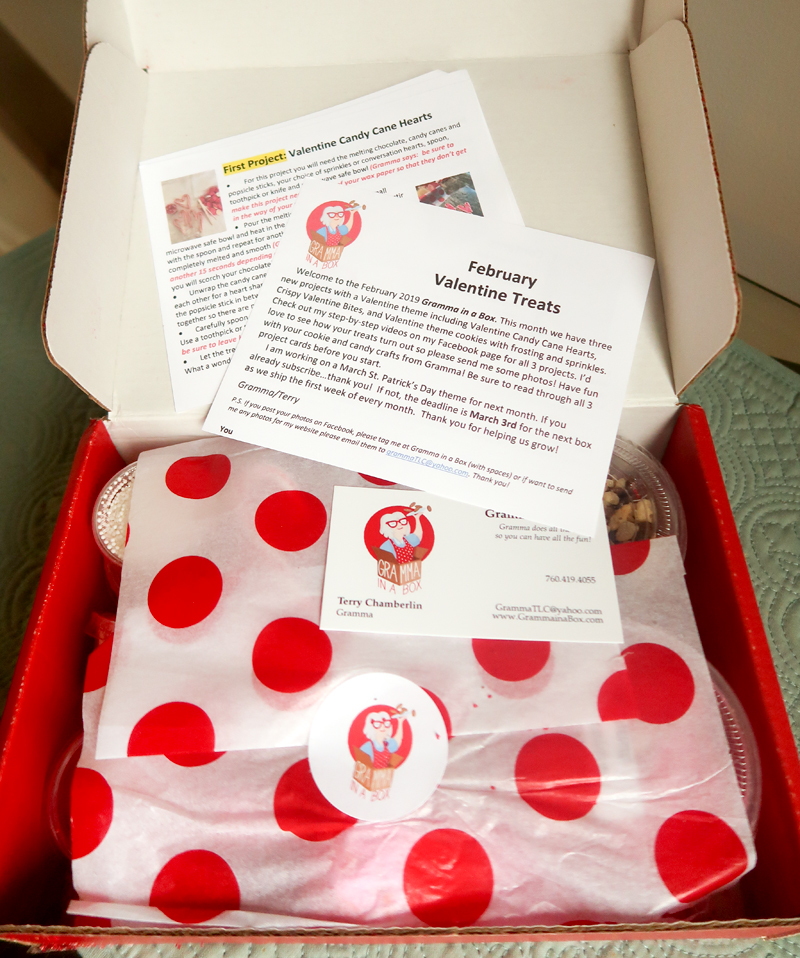 Review of the Valentine's Day February Gramma in a Box!