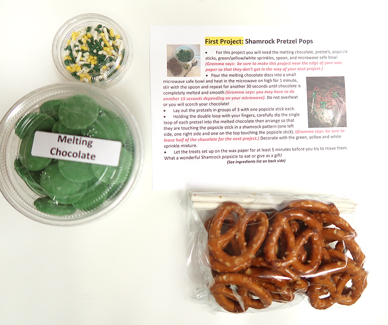 Gramma in a box subscription box review - March St. Patrick's Day Treats