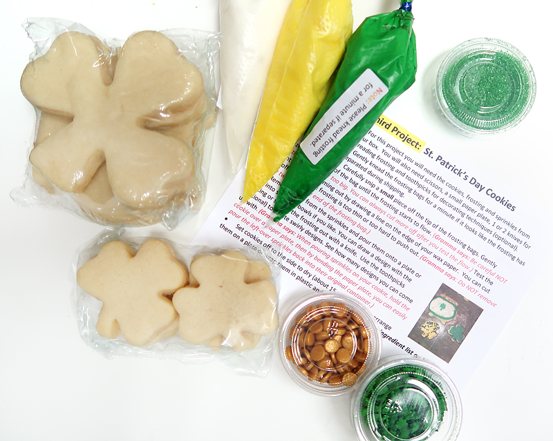 Gramma in a box subscription box review - March St. Patrick's Day Treats