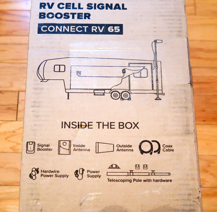 How to get better internet coverage and cell phone signal while camping in an RV! WeBoost Connect RV 65 unboxing and first impressions.