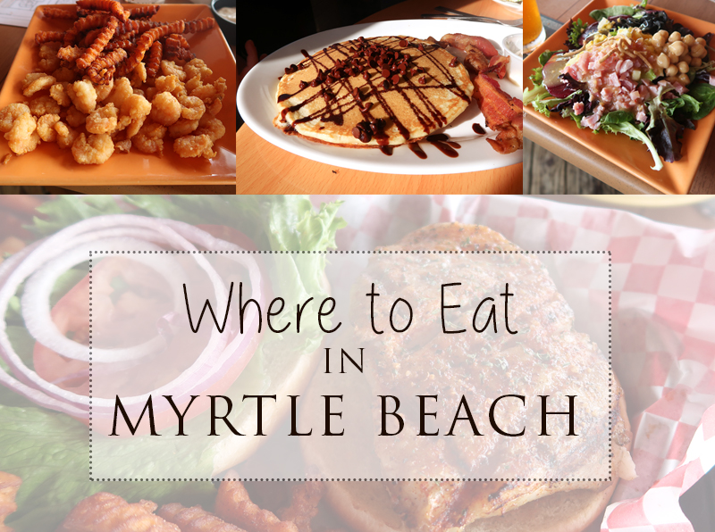 Where to eat in Myrtle Beach - read all about the best eats we indulged in during our trip! Best restaurants and breakfast spots in Myrtle beach.