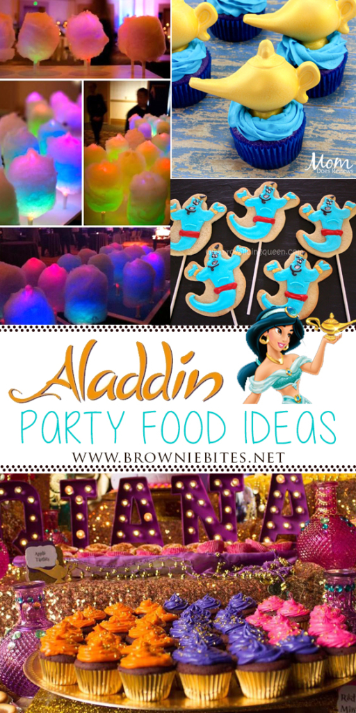 Aladdin party food ideas! Everything you need to throw an amazing Aladdin birthday party.