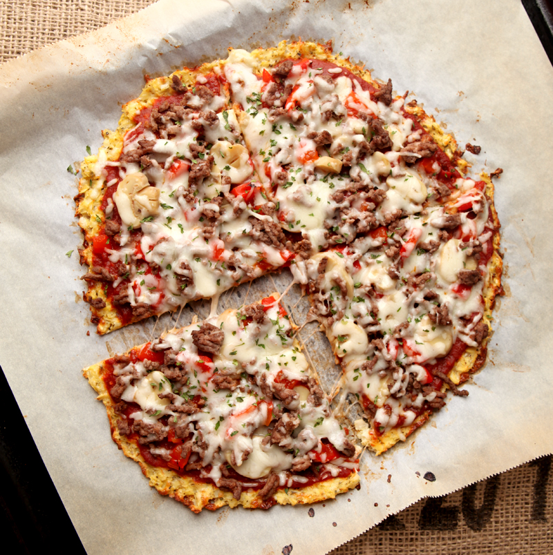 The best way to make a crispy cauliflower pizza crust