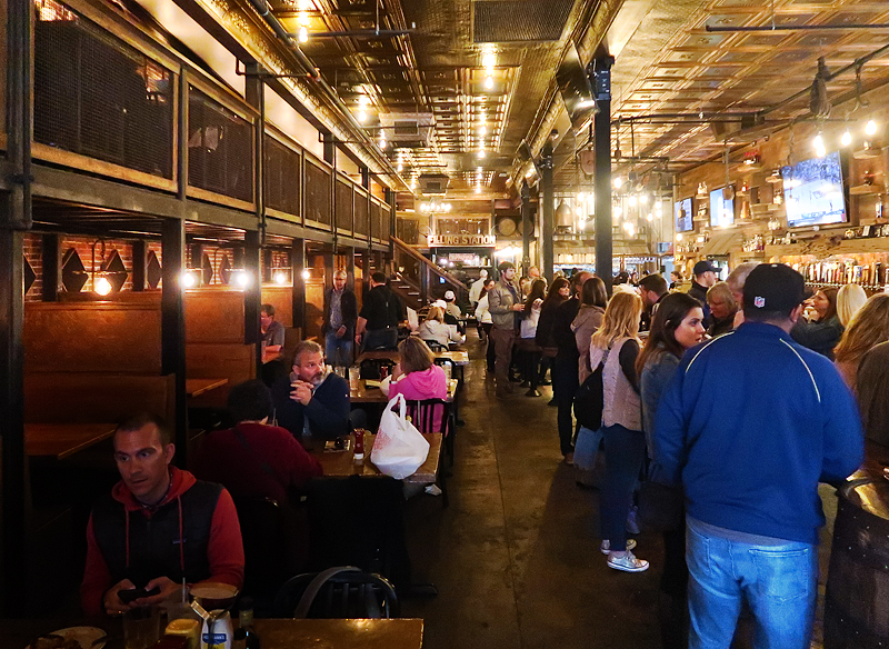 inside of prohibition kitchen in st. augustine