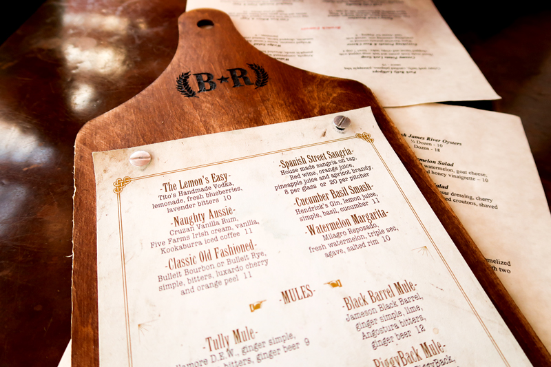 Drink menu at Barley Republic in St. Augustine