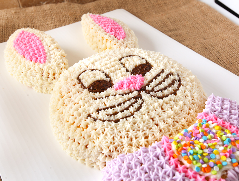 Beginner Easter Bunny Cut Up Cake