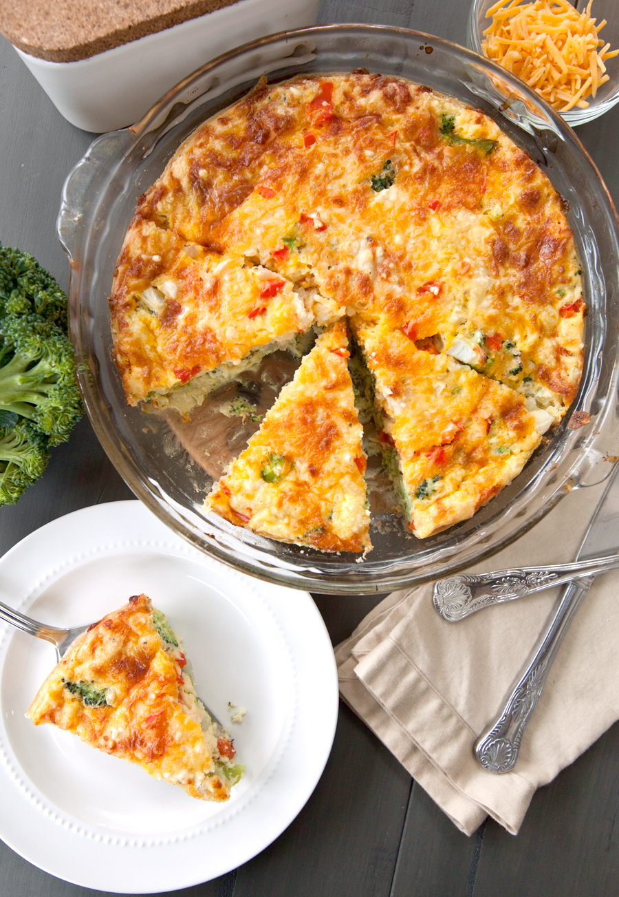 Broccoli Cheddar Pie - Brownie Bites Blog