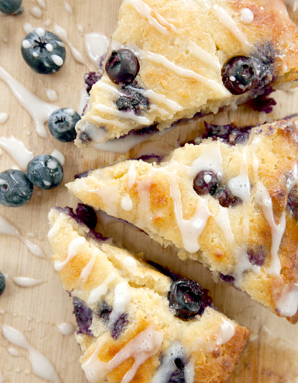 Almond flour lemon blueberry scones