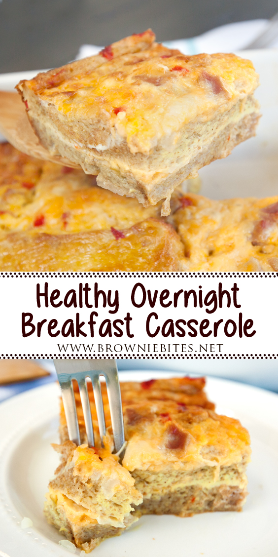 Healthy Breakfast Casserole (Strata) - Brownie Bites Blog