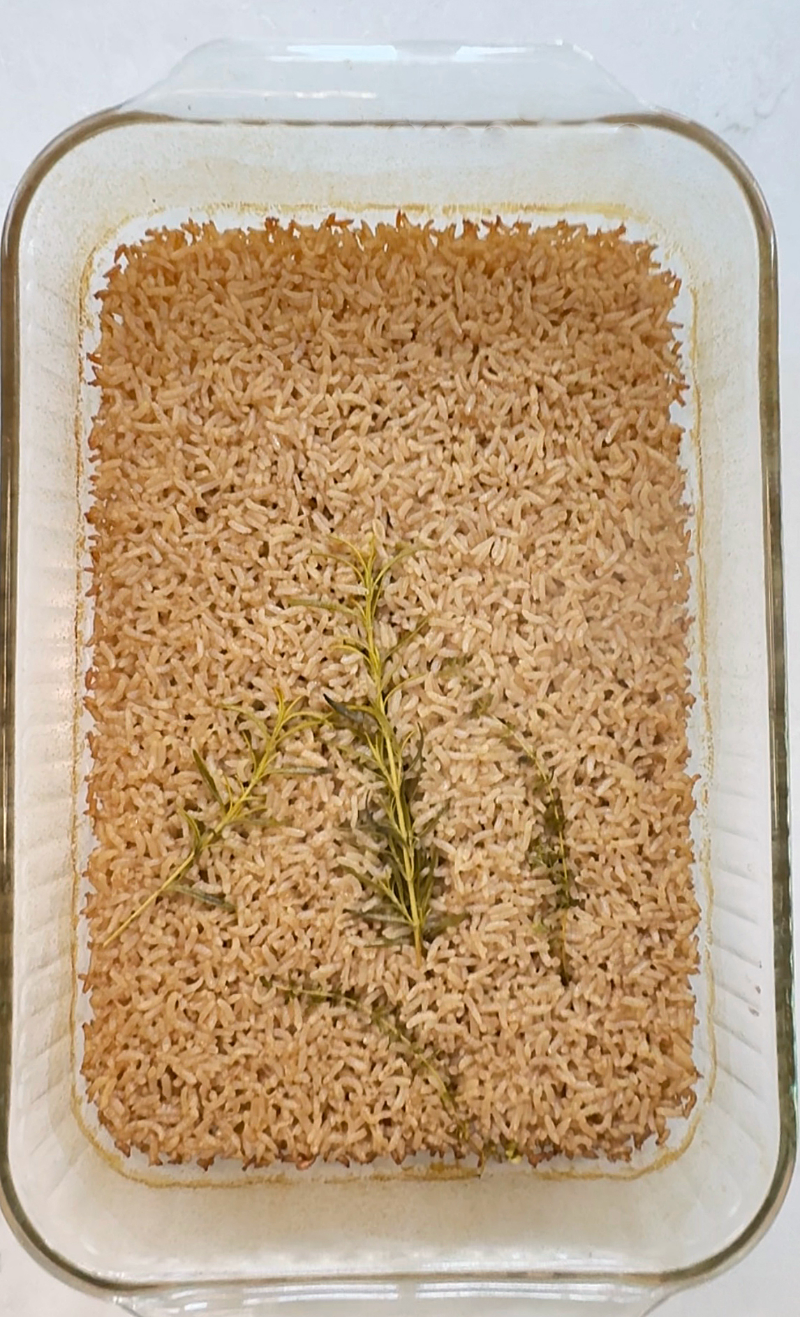 fresh rice right out of the oven.